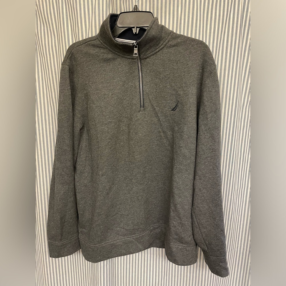 Grey nautica quarter zip